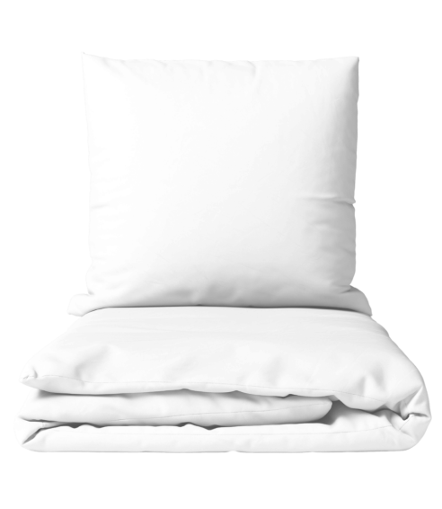 Pościel satyna bawełniana PREMIUM „Classic White“. Pościel Satynowa