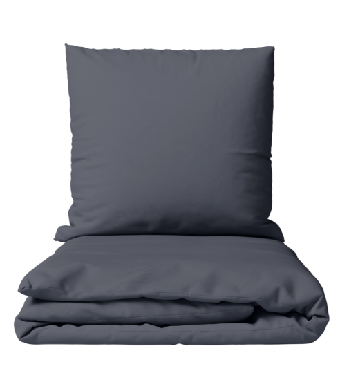Pościel satyna bawełniana PREMIUM „Dark Grey sateen“. Pościel Satynowa
