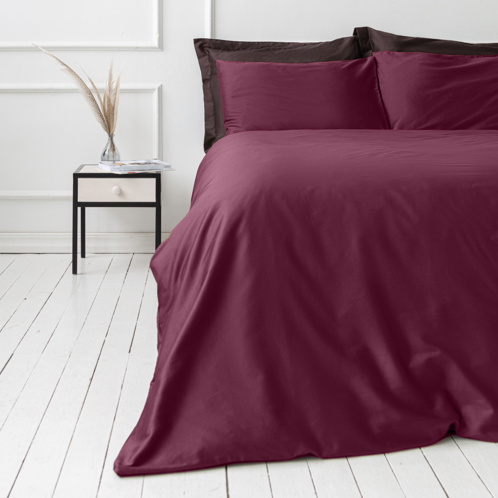 Pościel satyna bawełniana PREMIUM „Cherry“. Pościel Satynowa Premium, 140x200 cm, 180x200 cm, 200x200 cm, 200x220 cm