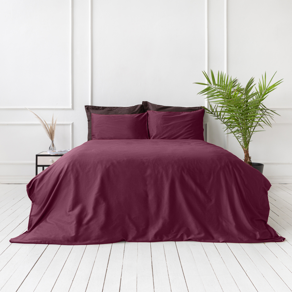 Pościel satyna bawełniana PREMIUM „Cherry“. Pościel Satynowa Premium, 140x200 cm, 180x200 cm, 200x200 cm, 200x220 cm