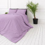 Pościel satyna bawełniana PREMIUM "Lilac Sateen“. Pościel jednokolorowa, 140x200 cm, 200x200 cm, 200x220 cm. Delikatnie fioletowa pościel o gładkiej powierzchni i subtelnym matowym odcieniu.