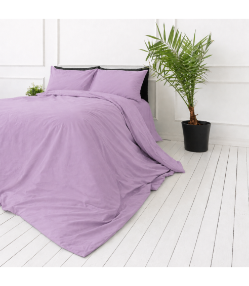 Pościel satyna bawełniana PREMIUM "Lilac Sateen“. Pościel Satynowa