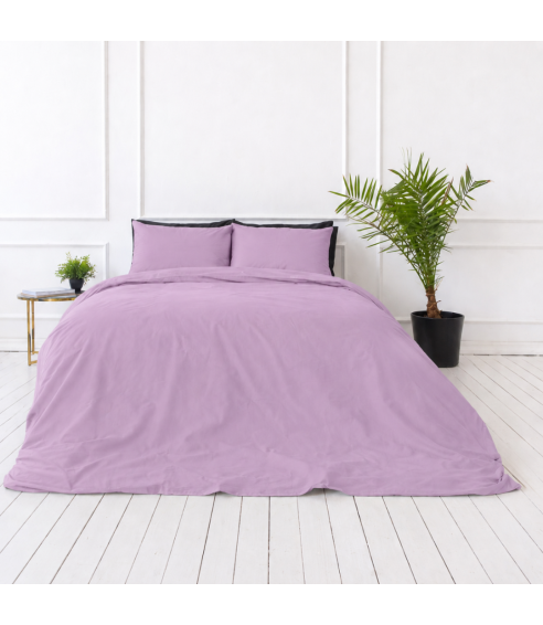Pościel satyna bawełniana PREMIUM "Lilac Sateen“. Pościel Satynowa