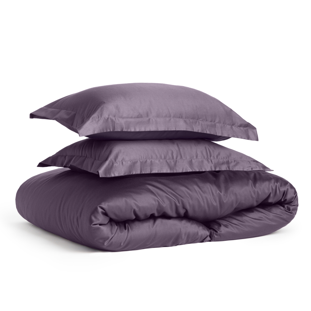 Pościel satyna bawełniana PREMIUM „Mauve“. Pościel Satynowa Premium, 140x200 cm, 200x200 cm, 200x220 cm, 220x240 cm