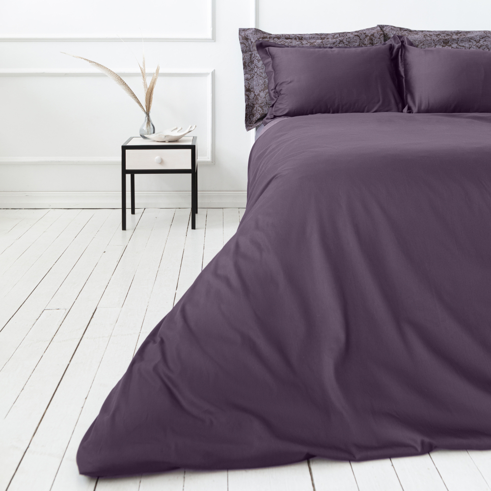 Pościel satyna bawełniana PREMIUM „Mauve“. Pościel Satynowa Premium, 140x200 cm, 200x200 cm, 200x220 cm, 220x240 cm