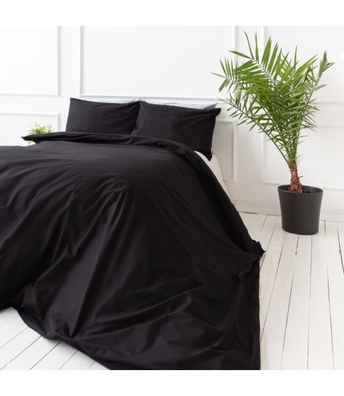 Pościel satyna bawełniana PREMIUM "Midnight“. Pościel Satynowa Premium