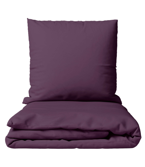 Pościel satyna bawełniana PREMIUM "Plum glow“. Pościel Satynowa Premium