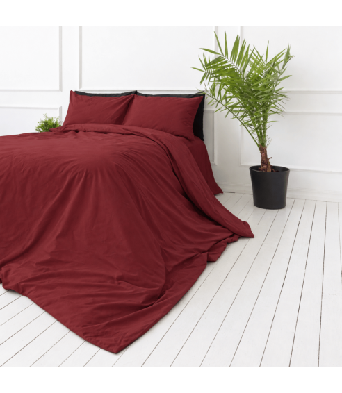 Pościel satyna bawełniana PREMIUM "Sun-dried Tomato sateen“. Pościel Satynowa