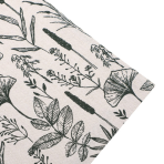 Fartuch „Ralph apron“. Fartuchy. Kremowy fartuch z drobnymi ilustracjami naturalnych roślin Fartuch „Ralph apron“. Fartuchy. Kremowy fartuch z drobnymi ilustracjami naturalnych roślin