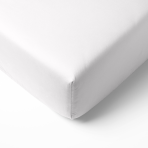 Prześcieradło Satynowe bez gumki „Classic White“, 240x260 cm Prześcieradło Satynowe bez gumki „Classic White“, 240x260 cm