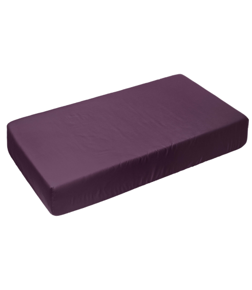 Prześcieradło Satynowe z gumką „Plum glow“. Prześcieradło z gumką 90x200