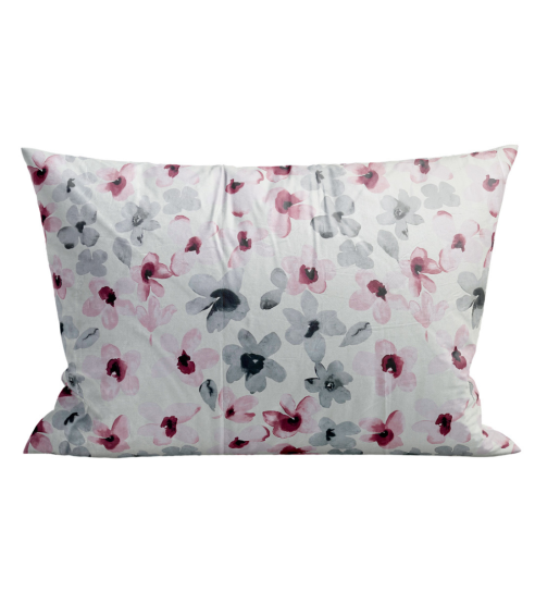 Satynowa poszewka na poduszkę "Floral". Poszewka na poduszkę 50x70