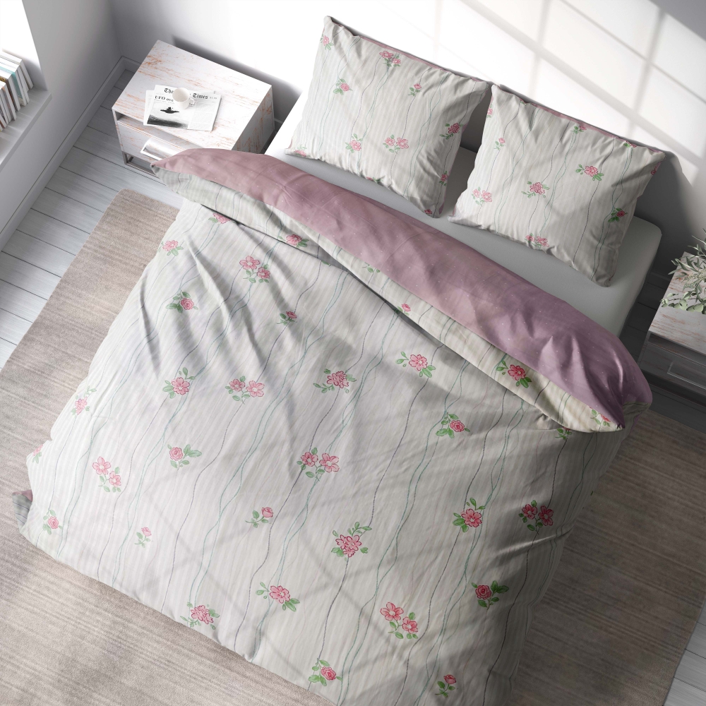 Satynowa poszewka na poduszkę "Charming". Poszewka na poduszkę 50x70