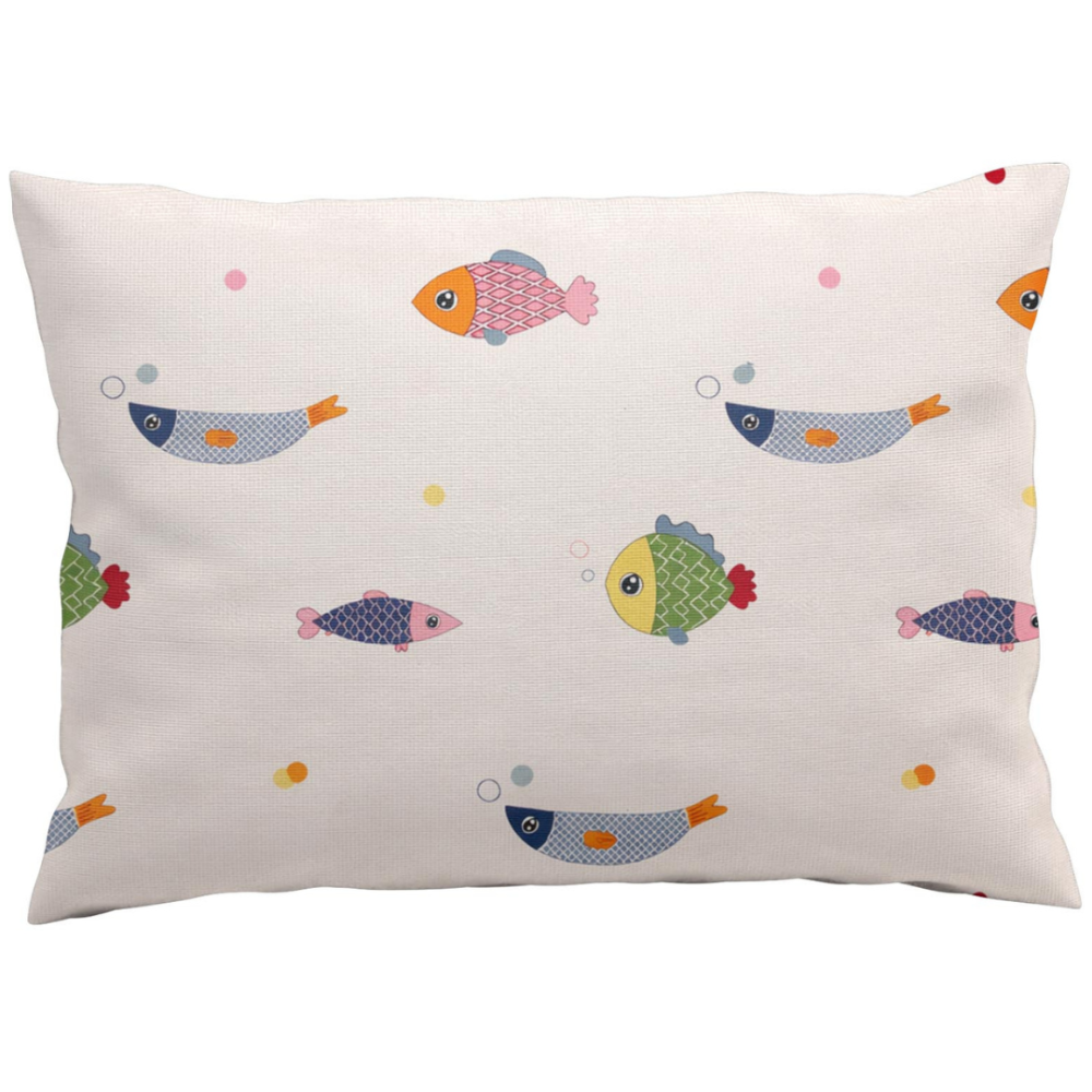 Satynowa poszewka na poduszkę "Fish wish" Satynowa poszewka na poduszkę "Fish wish"