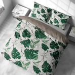 Satynowa poszewka na poduszkę "Urban Jungle"