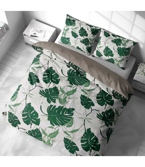 Satynowa poszewka na poduszkę "Urban Jungle". Poszewka na poduszkę 50x70