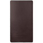 Prześcieradło Satynowe bez gumki „Brown Sateen“, 150x220 cm, 200x220 cm, 220x240 cm.. Prześcieradło bez gumki w głębokim brązie, bez wzorów i ornamentów.