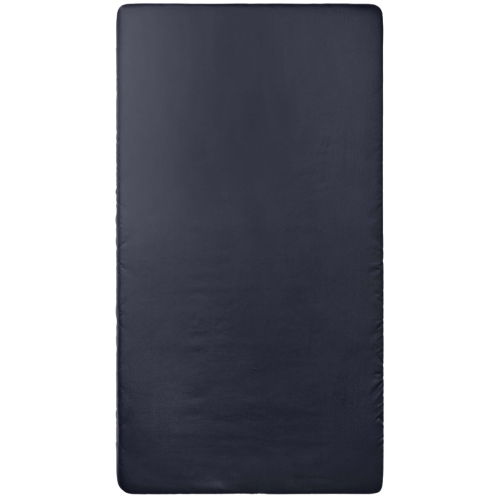 Prześcieradło Satynowe bez gumki „Dark Grey Sateen“, 150x220 cm, 200x220 cm, 220x240 cm.. Ciemnoszare prześcieradło bez gumki, bez wzorów i ornamentów.