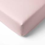 Prześcieradło Satynowe bez gumki „Classic pink flat sheet“, 150x220 cm, 200x220 cm, 220x240 cm.. Pastelowe jasnoróżowe prześcieradło o minimalistycznym designie