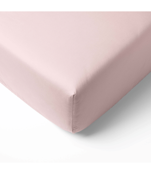 Prześcieradło Satynowe z gumką „Classic pink fitted sheet“. Prześcieradło z gumką 90x200
