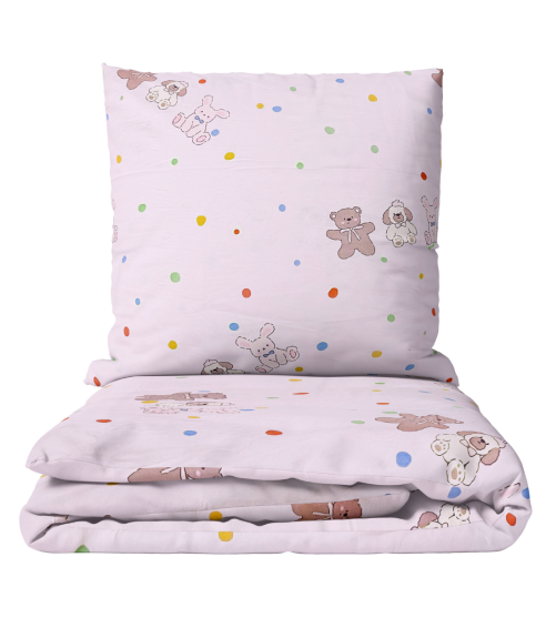 Pościel satyna bawełniana „Dreamy Dots“. Pościel Satynowa Premium