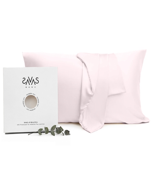 Jedwabna poszewka na poduszkę „Luxe Pink“. Poszewki jedwabne