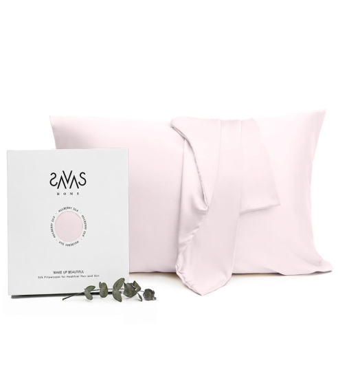Jedwabna poszewka na poduszkę „Luxe Pink“. Poszewki jedwabne