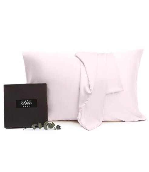 Jedwabna poszewka na poduszkę „Luxe Pink“. Jedwabna poszewka na poduszkę