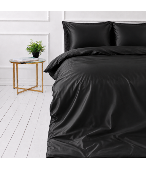 Komplet pościeli jedwabnej "Onyx Silk". Pościel 200x220