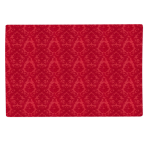 Podkładki na stół „Red baroque placemat“ 1 szt.. Lniane obrusy, 30x45 cm. Intensywnie czerwony podkładka na stół z subtelnym wzorem, tworzący ciepłą i przytulną atmosferę.