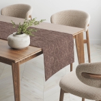 Bieżnik na stół "Brown Baroque table runner". Bieżniki na stół, 40x140 cm, 40x200 cm
