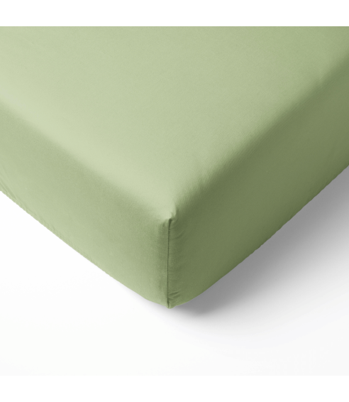 Jersey prześcieradło z gumką „Olive“. Prześcieradło z gumką 90x200