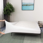 Jersey prześcieradło z gumką „White“. Prześcieradła z gumą, 90x200 cm, 140x200 cm, 160x200 cm, 180x200 cm, 220x200 cm