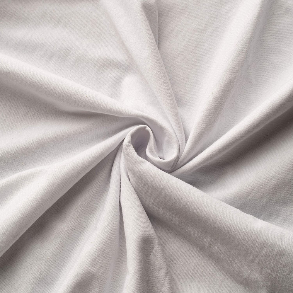 Jersey prześcieradło z gumką „White“. Prześcieradła z gumą, 90x200 cm, 140x200 cm, 160x200 cm, 180x200 cm, 220x200 cm
