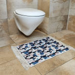 Dywanik toaletowa „Cactazure“. Maty łazienkowe, 40x60 cm