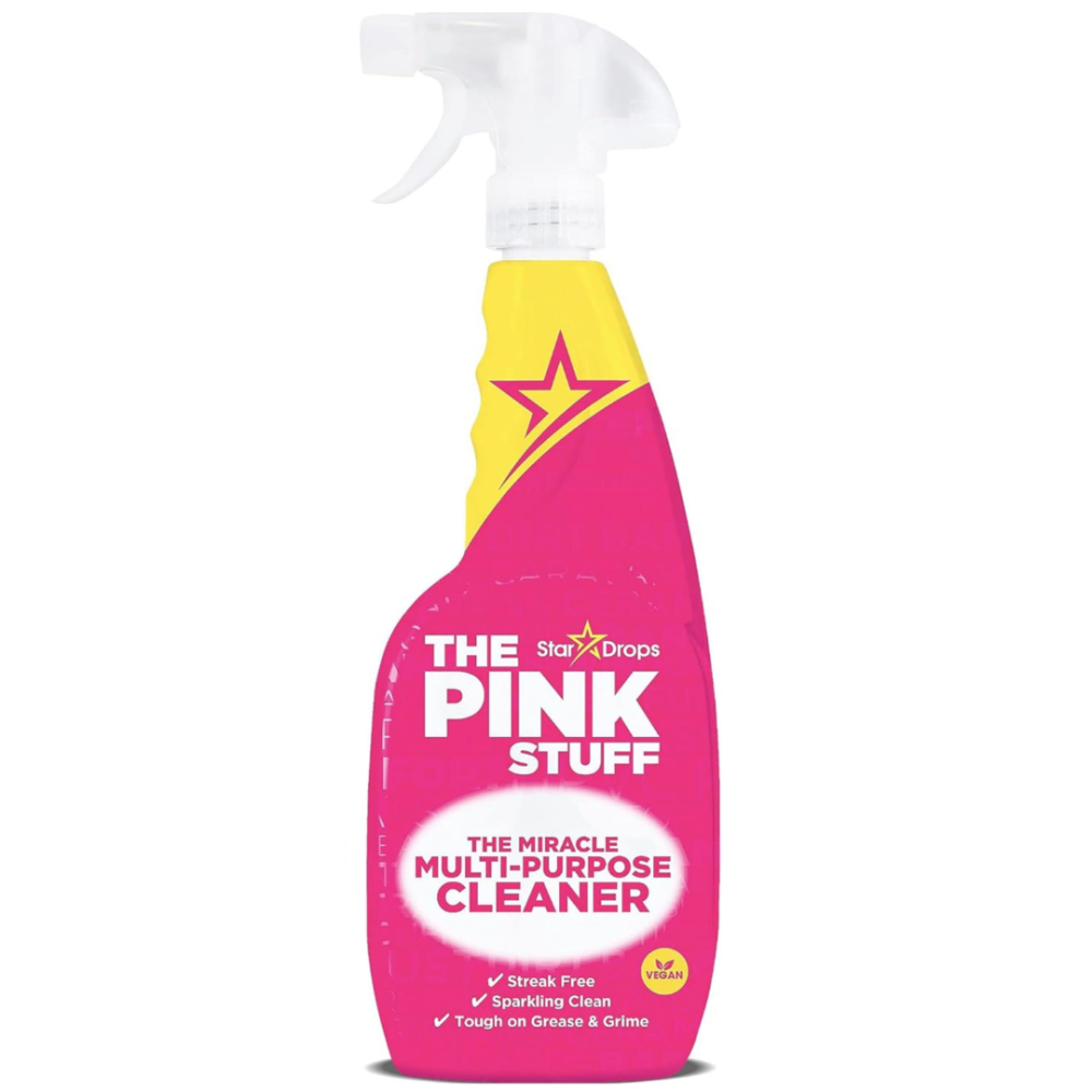 Uniwersalny środek czyszczący "Universal spray The Pink Stuff". Środki czystości. Wszechstronny, uniwersalny spray: the pink stuff, zapewniający skuteczne czyszczenie.