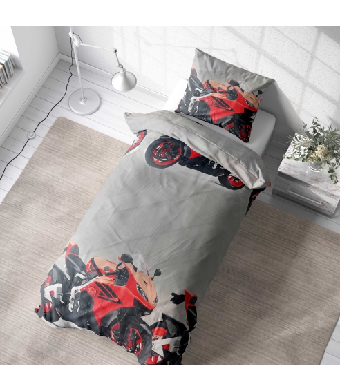 Pościeli dziecięcej "Motorbike". Pościel Dla Dzieci