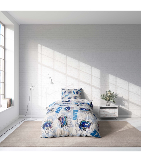 Pościeli dziecięcej "Bath blue". Pościel Dla Dzieci