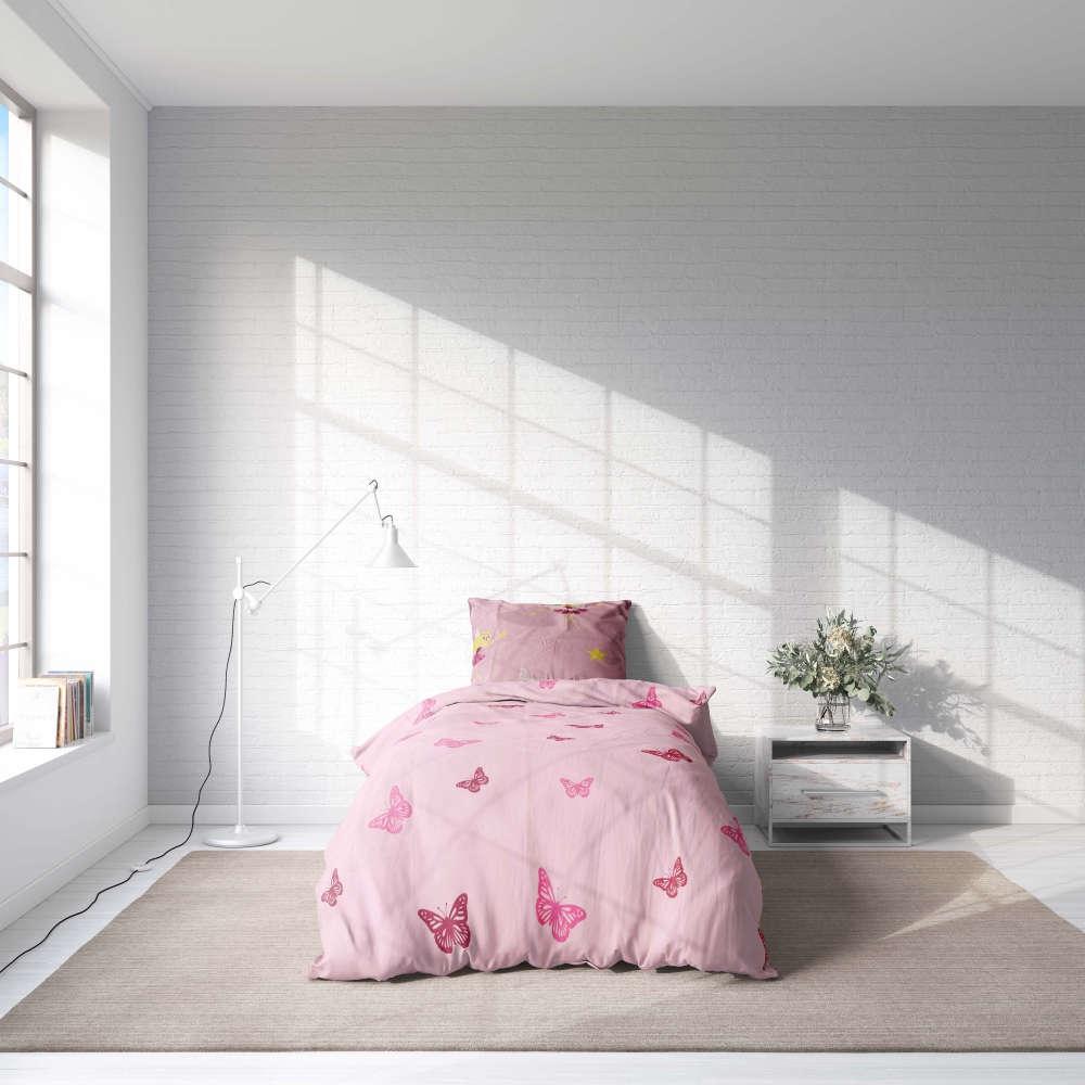 Pościeli dziecięcej "Blushing Butterflies". Pościel Dla Dzieci, 140x200 cm