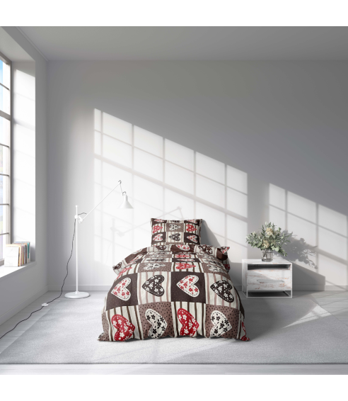 Pościel dla niemowląt "Brown love tiles". Pościel dla niemowląt