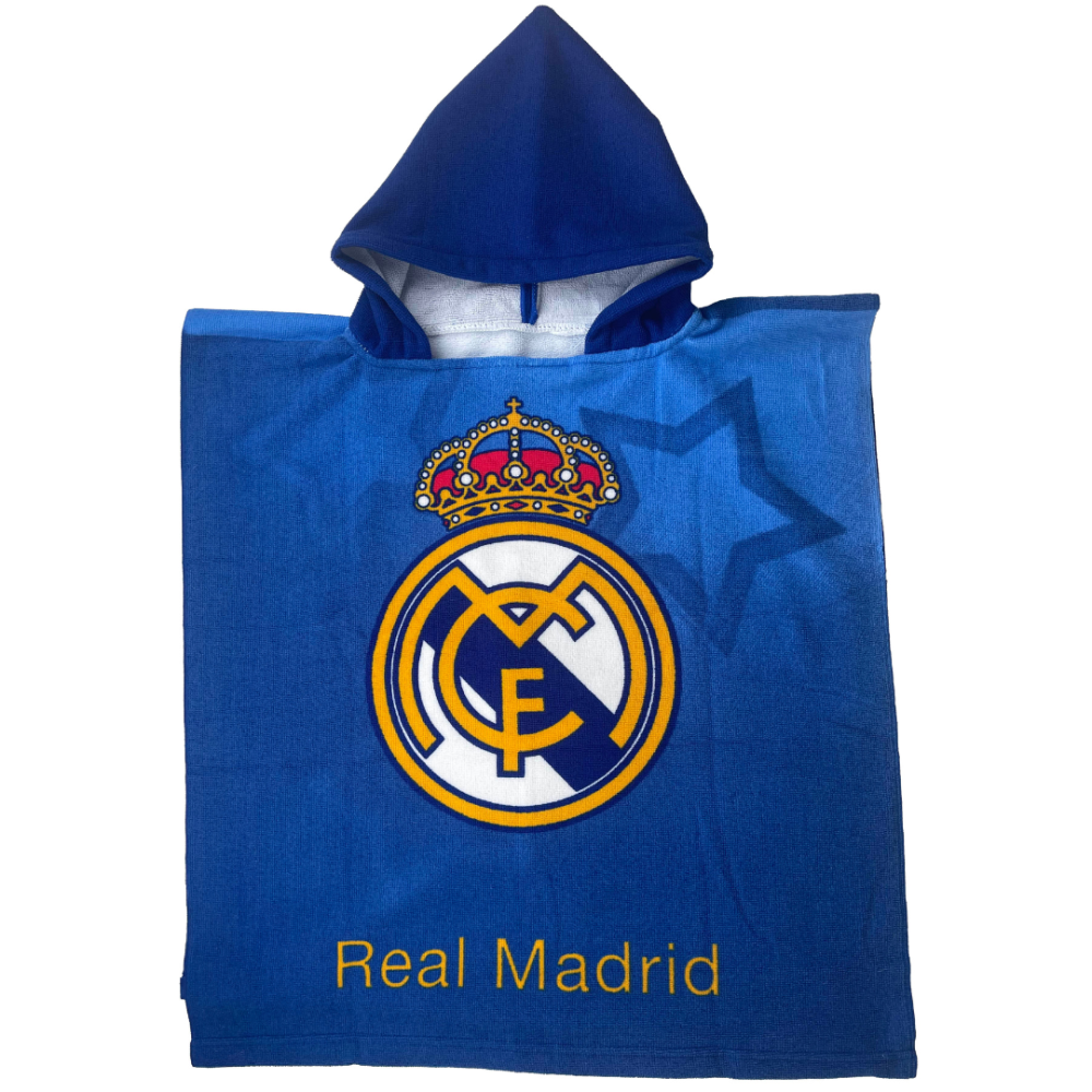 Dziecięce poncho „Real Madrid“. Ręczniki