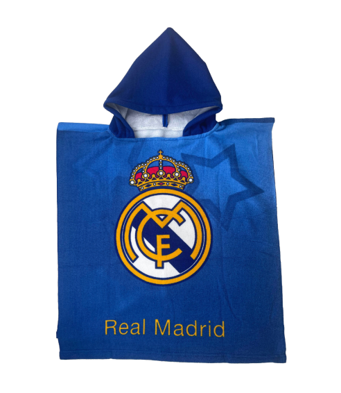 Dziecięce poncho „Real Madrid“. Ręczniki