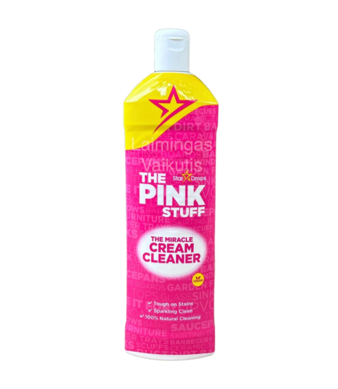Mleczko oczyszczające "Cream cleaner The Pink Stuff". Środki czystości