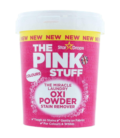 Odplamiacz "The Pink Stuff powder colours". Środki czystości