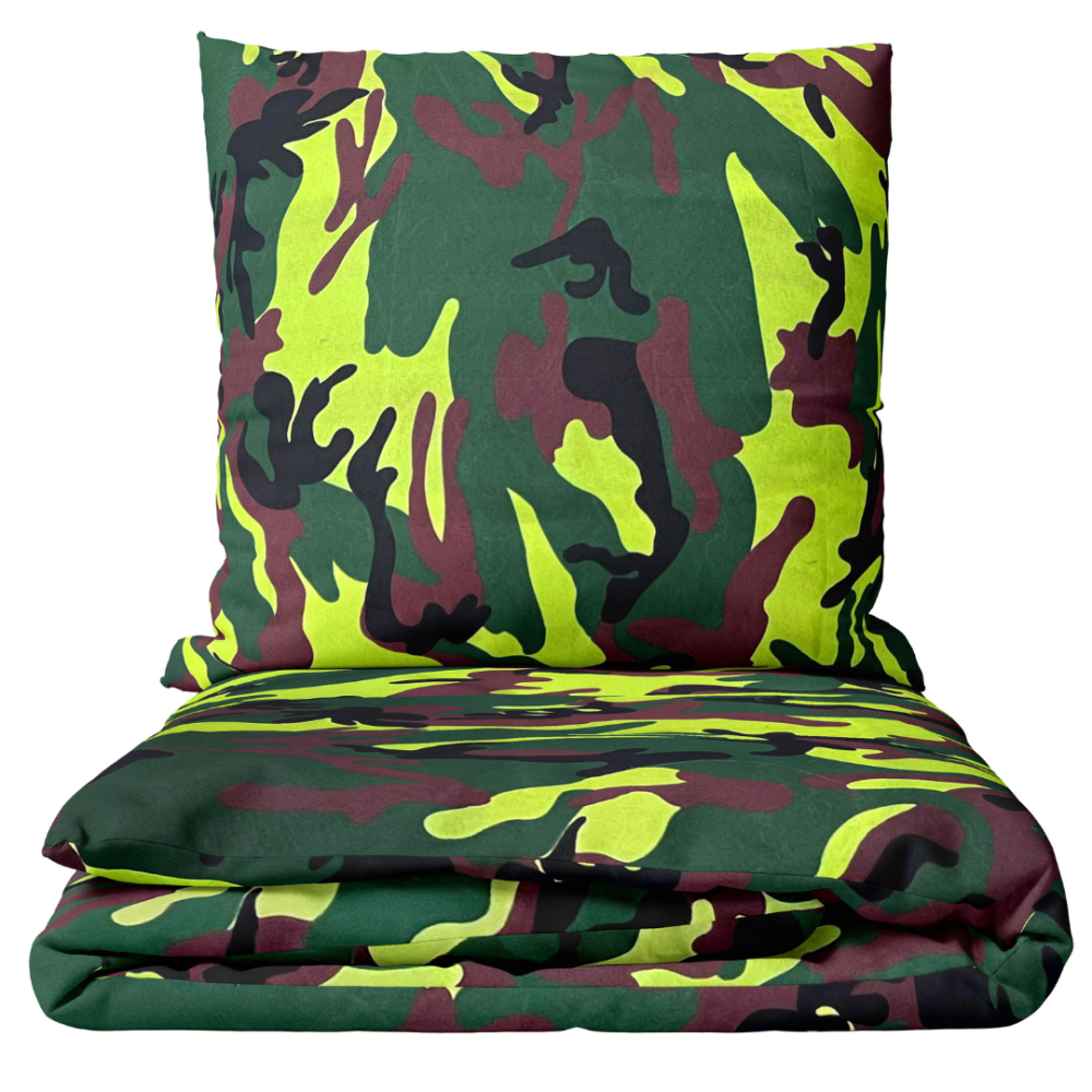 Komplet pościeli pojedyncza "Camouflage". Pościel Dla Dzieci, 140x200 cm, 160x200 cm