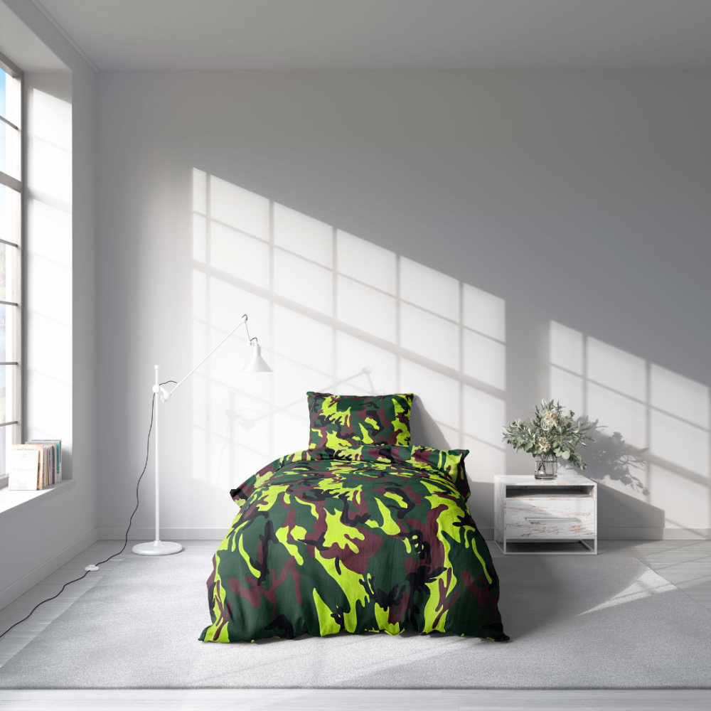 Komplet pościeli pojedyncza "Camouflage". Pościel Dla Dzieci, 140x200 cm, 160x200 cm