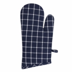 Rękawica kuchenna „Midnight Grid glove“. Rękawice kuchenne. Granatowy kuchenny rękawica w kratkę z białymi liniami. Rękawica kuchenna „Midnight Grid glove“. Rękawice kuchenne. Granatowy kuchenny rękawica w kratkę z białymi liniami.