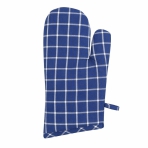 Rękawica kuchenna „Ocean Shade glove“. Rękawice kuchenne. Ciemnoniebieska kuchenne rękawica w kratkę z białymi liniami. Rękawica kuchenna „Ocean Shade glove“. Rękawice kuchenne. Ciemnoniebieska kuchenne rękawica w kratkę z białymi liniami.
