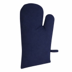 Rękawica kuchenna „Sky Loom glove“. Rękawice kuchenne. Ciemnobłękitna jednolita kuchenne rękawica o prostym wyglądzie. Rękawica kuchenna „Sky Loom glove“. Rękawice kuchenne. Ciemnobłękitna jednolita kuchenne rękawica o prostym wyglądzie.