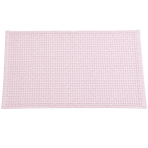 Ściereczki kuchenne „Blush pink Waffle“. Dekoracje wnętrz, 35x60 cm. Jednobarwny jasnoróżowy ręczniczek kuchenny o fakturze drobnych kwadratów i obszytych brzegach.